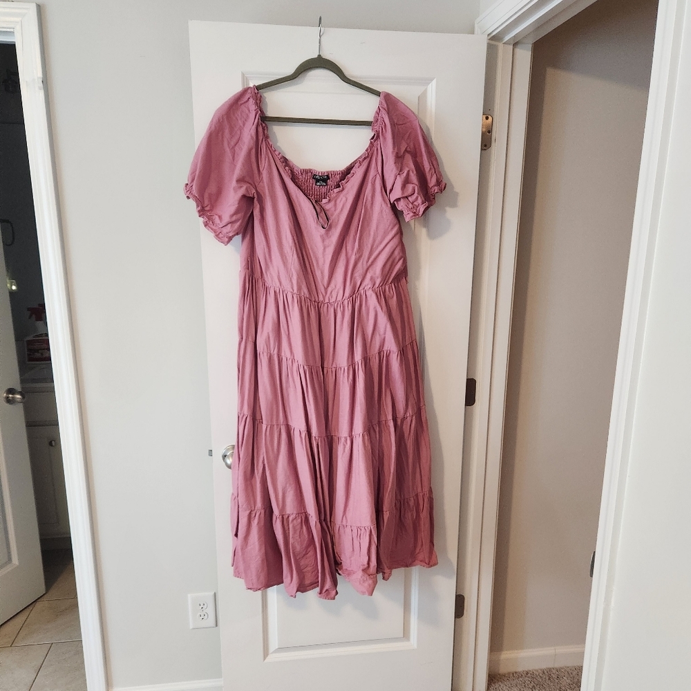 Pink City Chic maxi dress